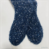 Wholesale and custom colored dot feather yarn knitted warm home socks