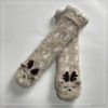 wholesale long fluffy yarn carton 3D sherpa socks double layer home socks non-slip winter floor socks 