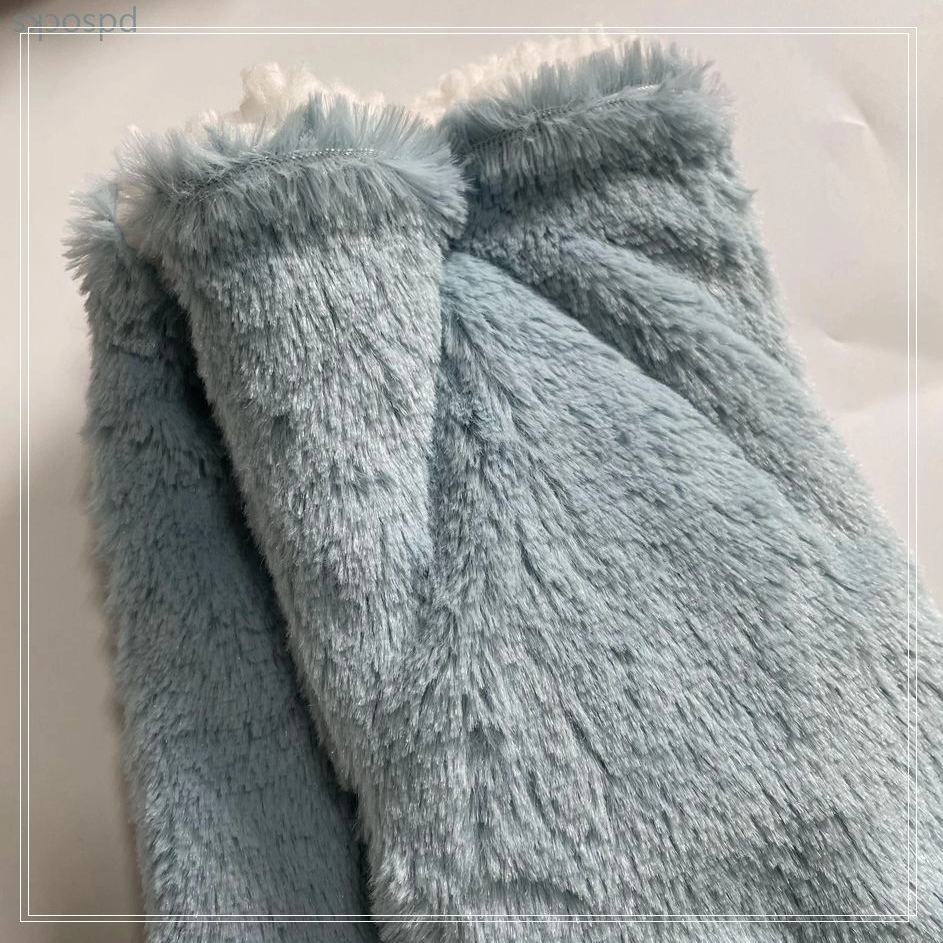 Wholesale hot sale fleece knitted home sock warm sock non-slipper floor socks