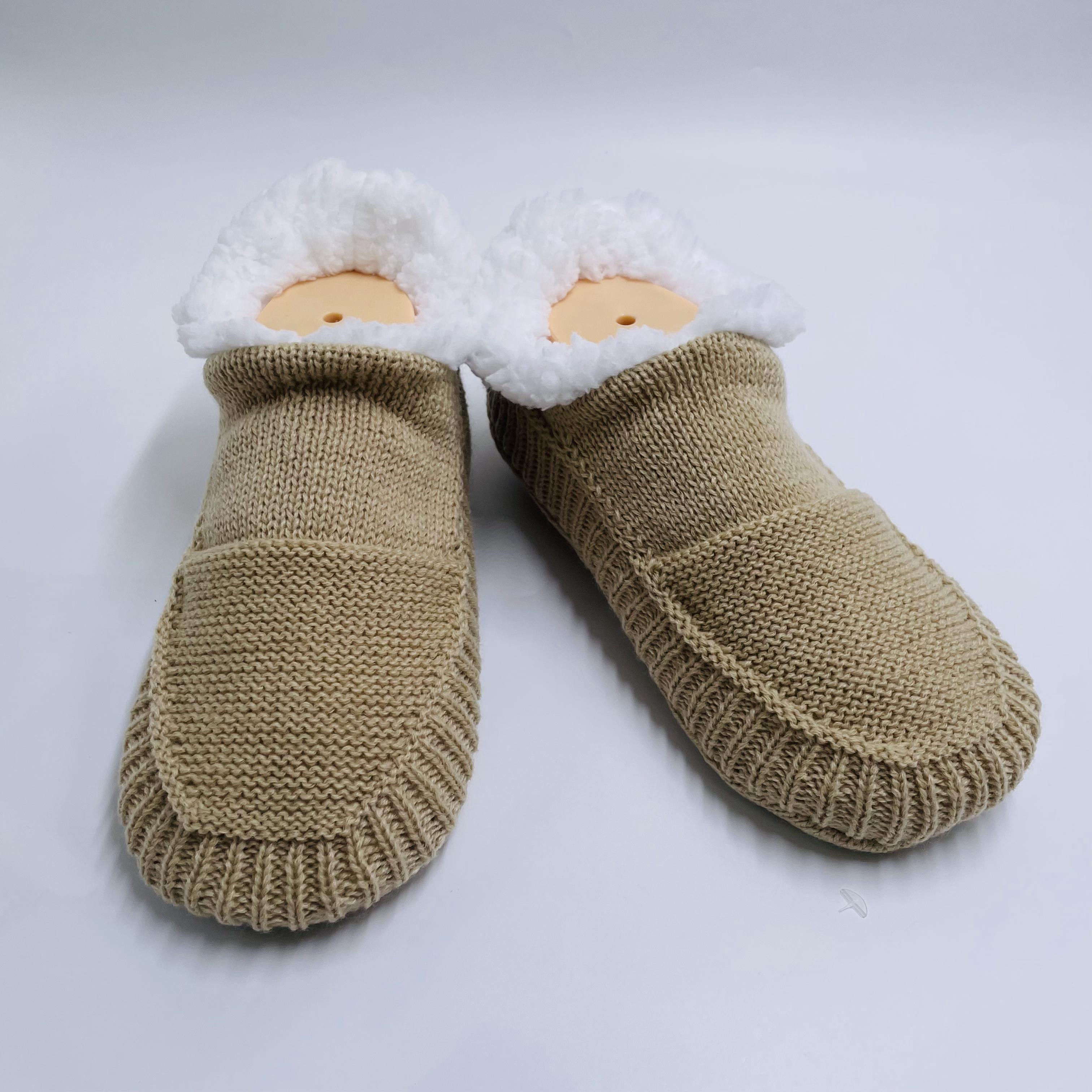 Customized Slipper Sock Thermal Non-slip Floor Socks Knitted Shoes Hot Sale 