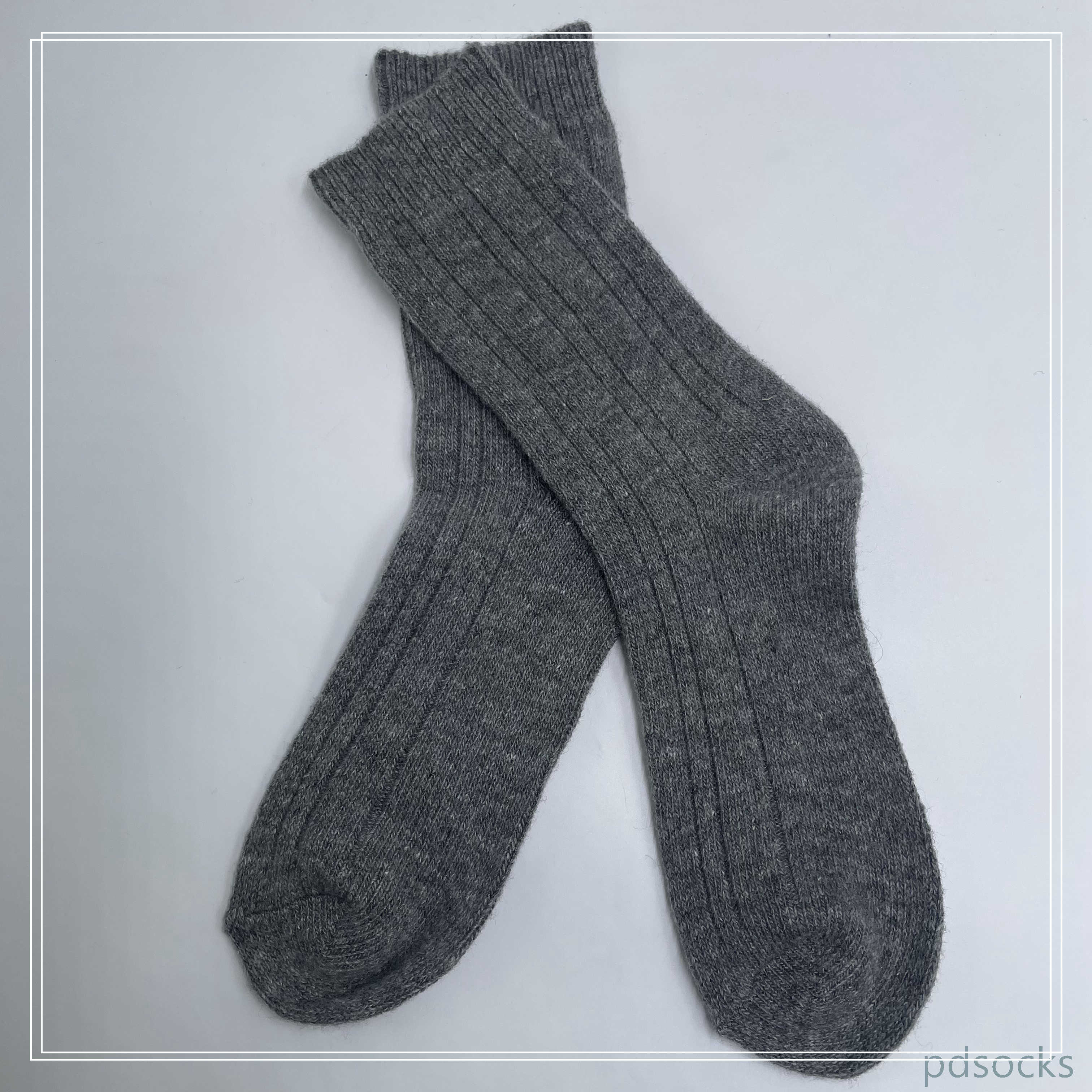Customized women's knee socks crafted from a blend of wool and cashmere