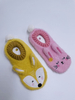 Wholesale home shoes Slipper Sock feather yarn Non-slip Floor Socks Knitted Shoes