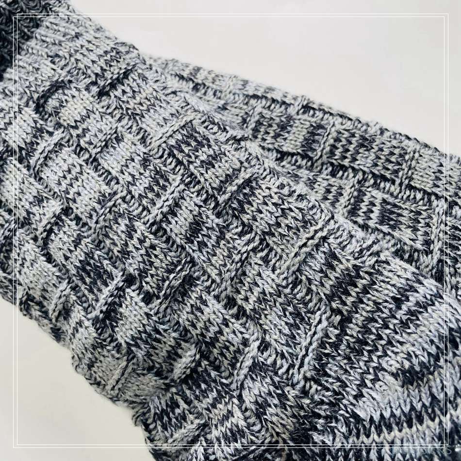 Wholesale mens Knitted Slipper Home Socks Cosy Double Layer Thick Warm Sock