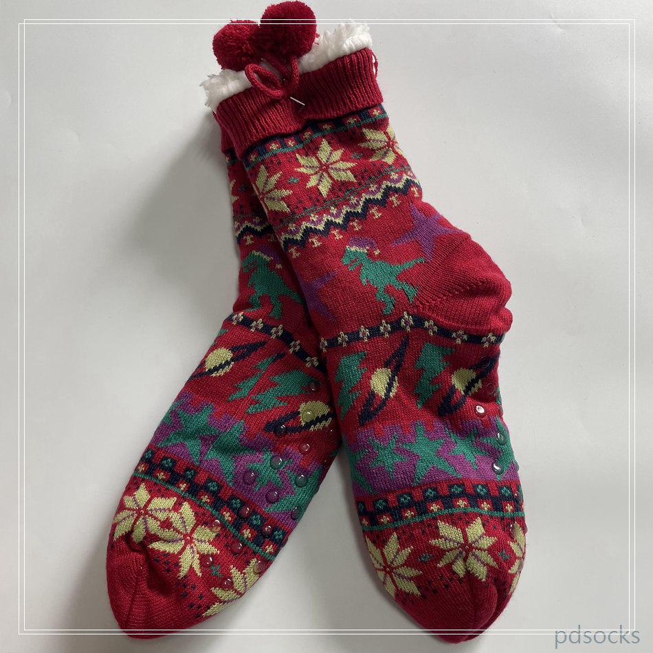 Wholesale Sherpa sock women home sock sleep knitted warm sock 