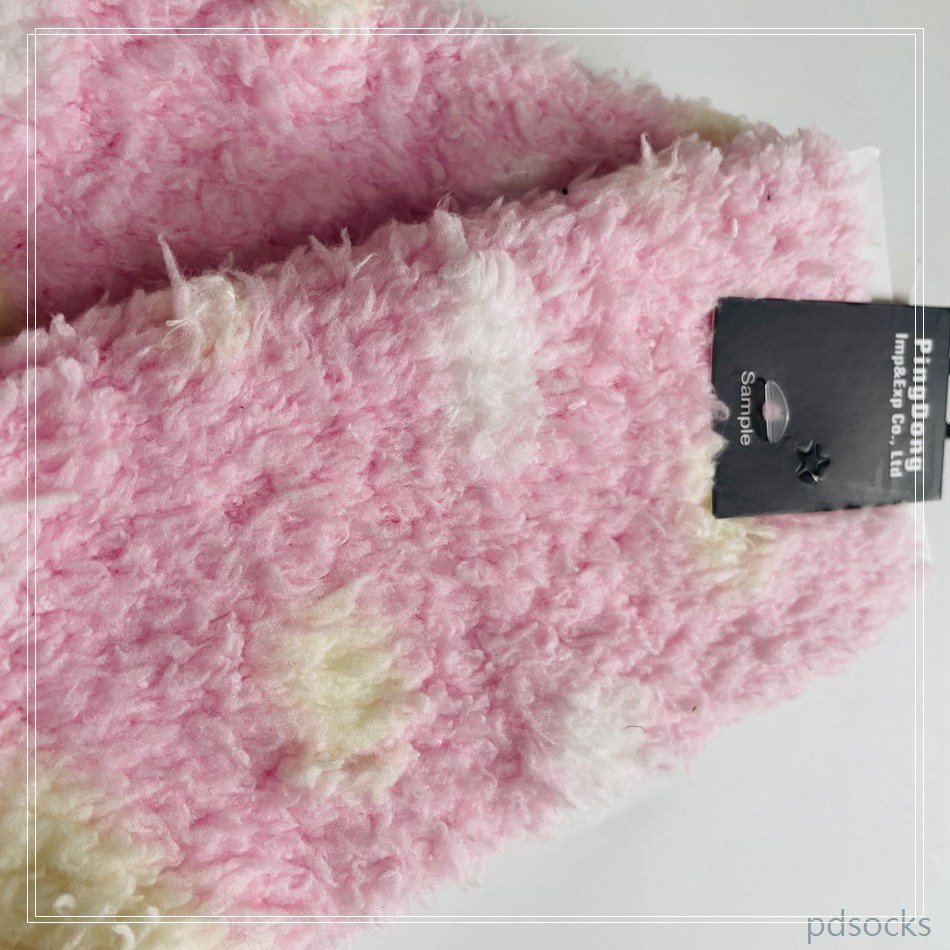 Wholesale kids non-slip super soft microfiber cosy socks 
