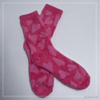 Women Pink Heart Fluffy Socks Feather Yarn Cosy Sock Home Sock