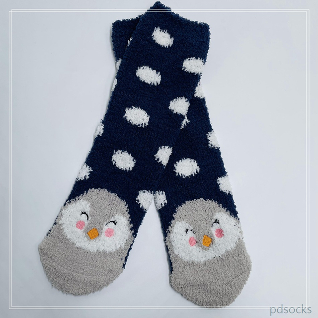 Wholesale super soft microfiber yarn Cosy Socks Home Socks fuzzy sock cozy sleep socks 
