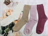 Customized women's mid - calf socks crafted from a blend of wool and cashmere