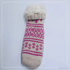 Wholesale snow cotton lining series sherpa thick cotton lining slipper socks
