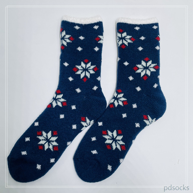 Wholesale super soft cosy socks double layer thick home sock women sock girl sock home socks floor sock 