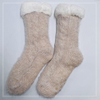 Wholesale long feather yarn Cotton fleece non - slip floor socks home sock cotton fleece socks stockings 