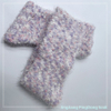 Wholesale popcorn and long feather yarn knitted cosy socks thermal thick home socks floor cosy sock 