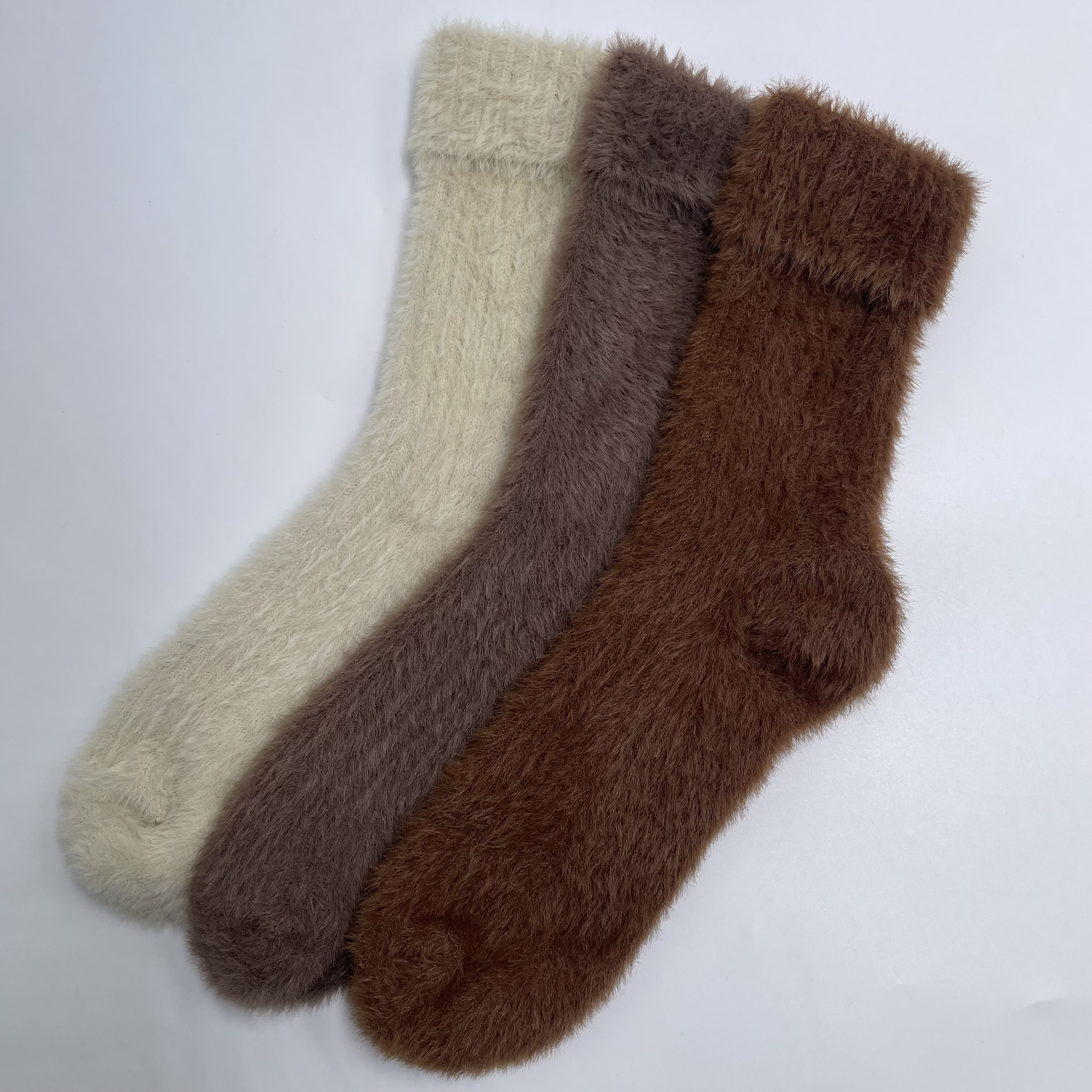 Wholesale Hot Sale Fuzzy Cosy Socks Warmer Knitted Home Sock 