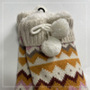 Wholesale fleece slipper socks knitted home socks snowman Cosy Double Layer Floor Socks