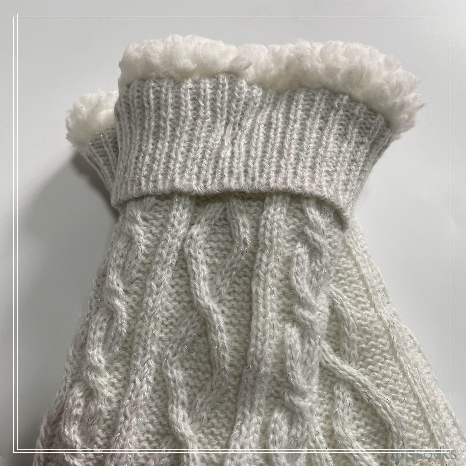 Wholesale 3D Ear Sherpa Socks Double Layer Home Socks Non-slip Winter Floor Socks 