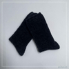 Wholesale women black color chenille yarn fuzzy cosy socks home socks fuzzy sock 