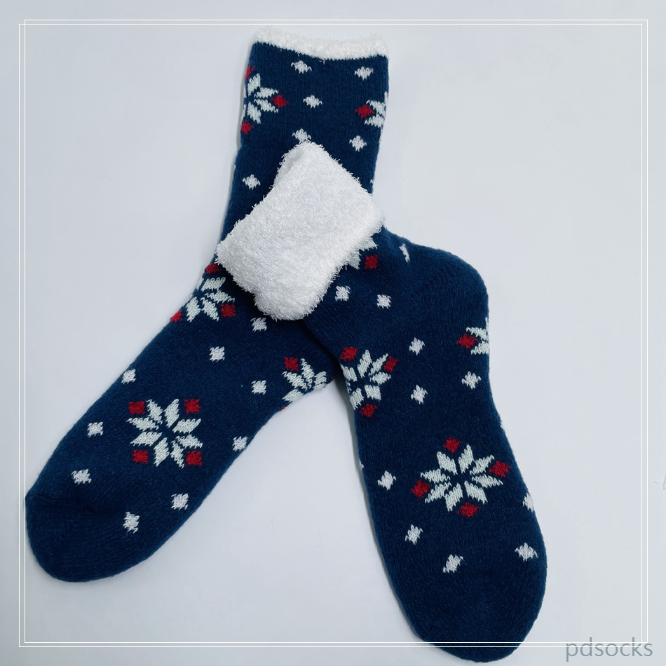 Wholesale super soft cosy socks double layer thick home sock women sock girl sock home socks floor sock 