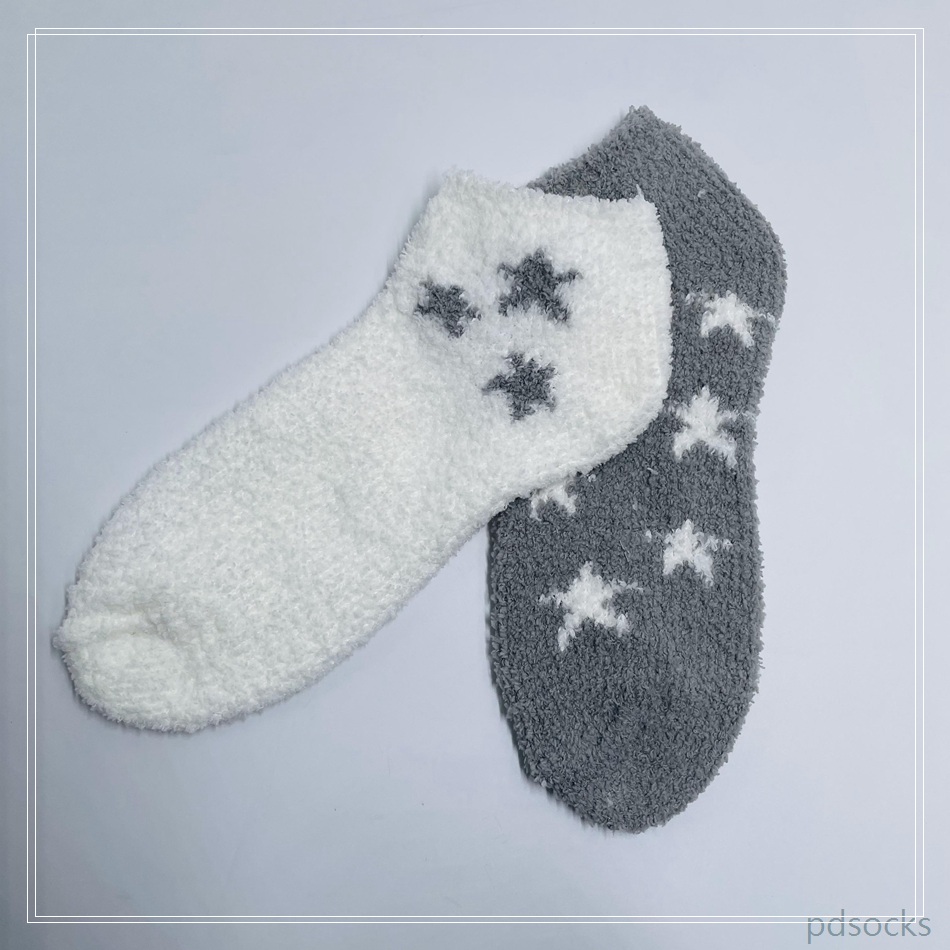 Wholesale mircrofiber ankle cosy socks women sock girl sock home socks warm home socks 2PK 